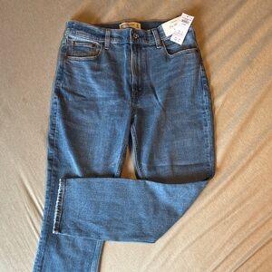 Abercrombie & Fitch High Rise Blue Jeans